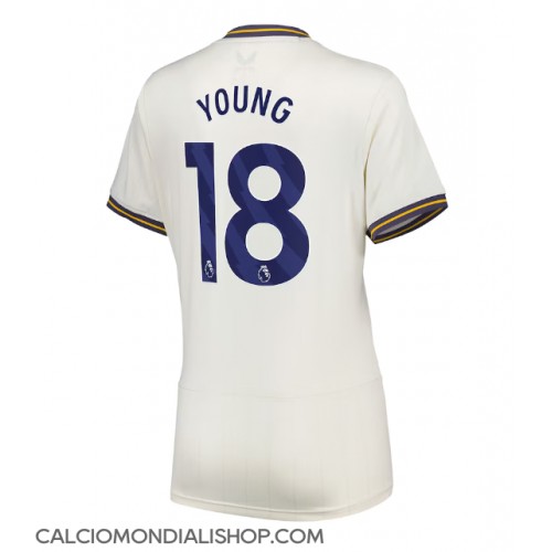 Maglie da calcio Everton Ashley Young #18 Terza Maglia Femminile 2024-25 Manica Corta